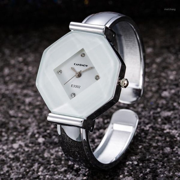 

luxury women quartz movement bracelet wristwatches dress clock casual hours charming hodinky montre femme relogio feminino, Slivery;brown