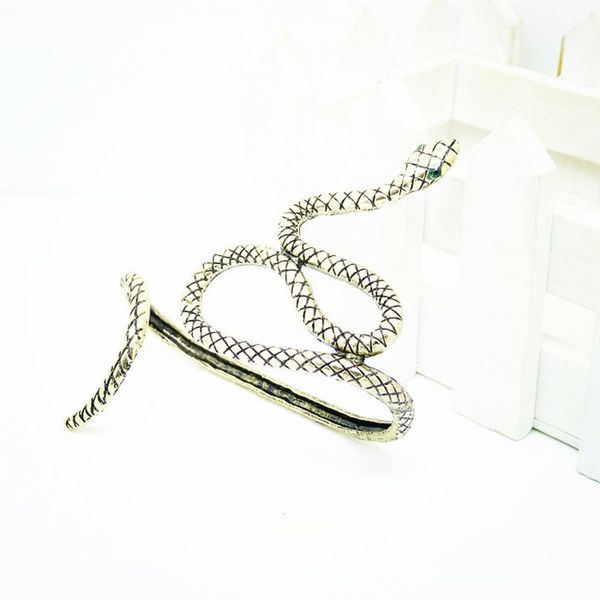 

hand catenary hand jewelry personality exaggeration make old snake palm bracelet, Golden;silver