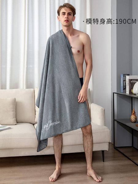 

towel adults gray bath towels large cotton microfiber hair beach bathroom accessories travel toalla playa bg50tl