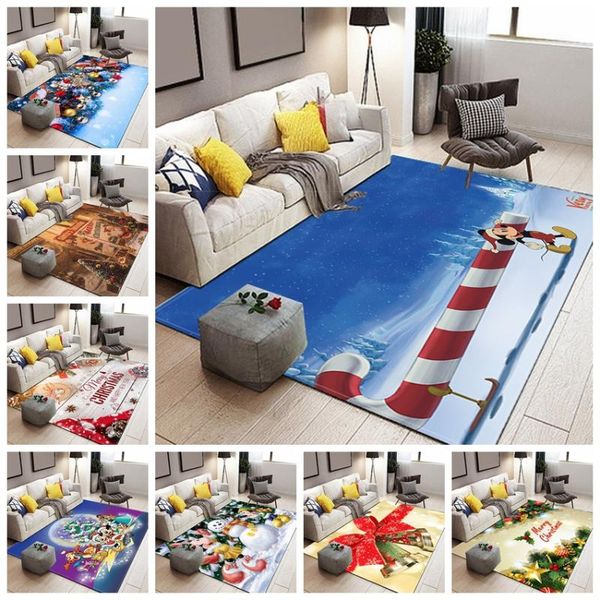

carpets 150x200cm christmas style non-slip xmas carpet for living room bedroom study rectangle area rugs mats holiday decoration