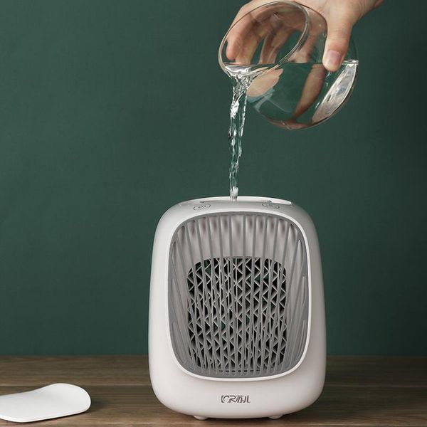 

electric fans portable air conditioner mini cooler fan usb charge cooling nano humidification deskventilator purifier