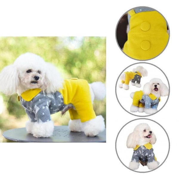 

dog apparel stylish winter clothing skin-friendly fashion pet jumpsuit overalls