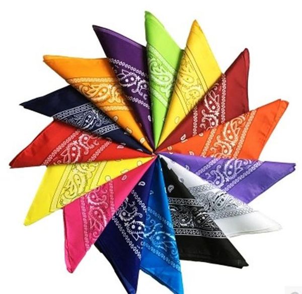 

2021 fashion paisley design stylish magic ride magic anti-uv bandana headband scarf hip-hop multifunctional outdoor head scarf, White