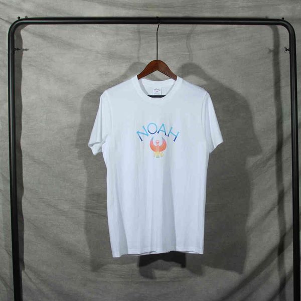 

men's t-shirts and women's noah t-shirts, hip-hop clothes, eagle pattern, cotton flashlight, black white, 20ss, White;black