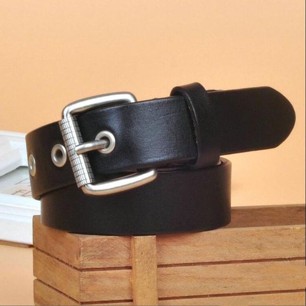 

belts women pin buckle genuine leather layer cowskin belt fashion lady jeans waistabnd quality assurence bcd054, Black;brown