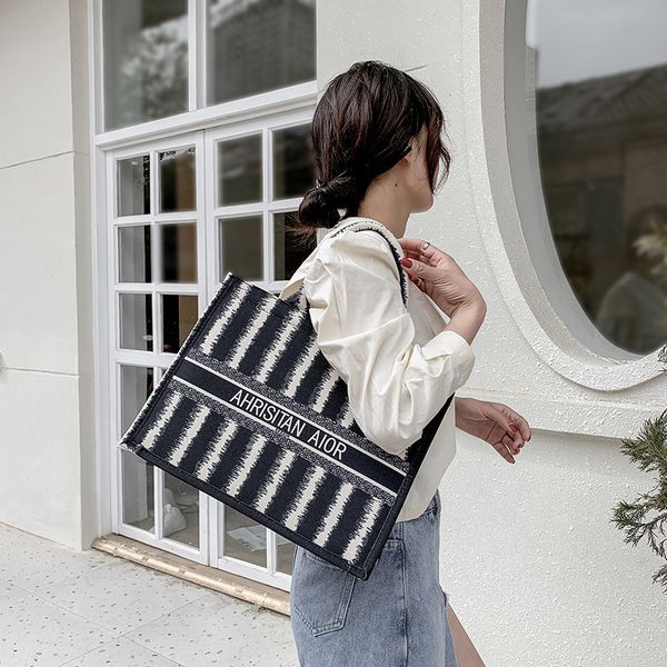 

womens purses & handbags canvas bag women's large capacity new fashion summer class commuting tote bag bento handbag purse 0g1t