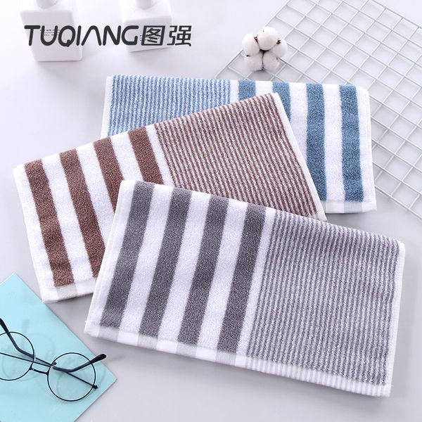

cotton towel soft absorbent simple stripe lovely couple el face