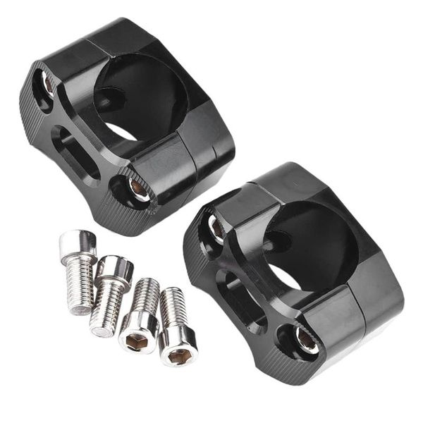 

handlebar bar risers motorcycle clamps pit dirt bikesadapter swap 7/8 inch 22mm to1 1/8 28mm black handlebars