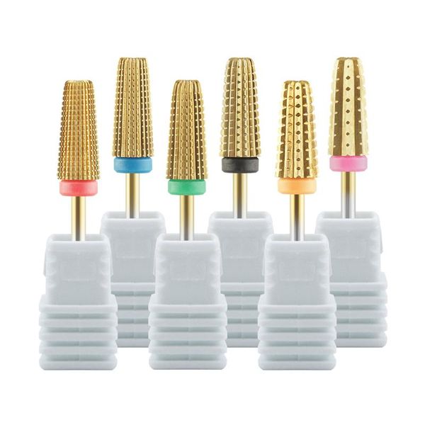 

nail art equipment carbide drill bits manicure cutter for milling machine remove gel nails accessories, Silver