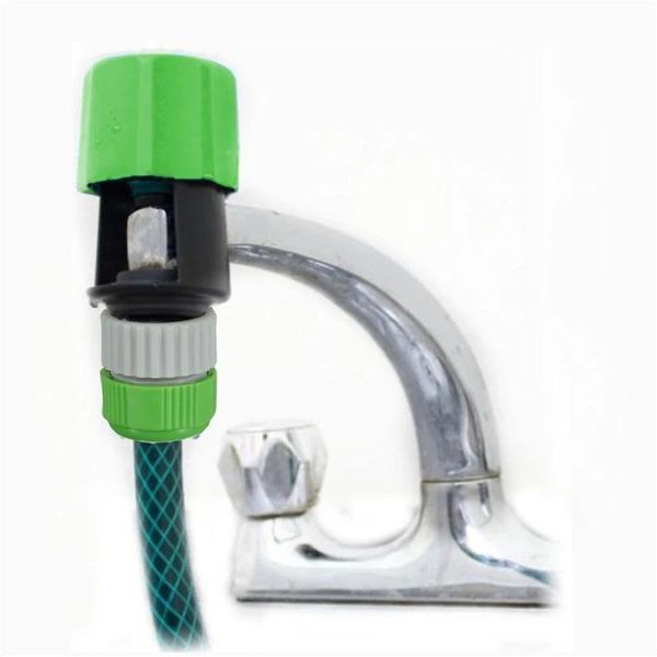 

watering equipments 5pc kitchen garden tap to hose pipe snap connector adaptor tool universal mixer