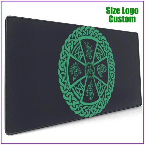 

mouse pads & wrist rests celtic nature viking norse long extra large big gaming pad with support gel alfombrilla escritorio pc gamer complet
