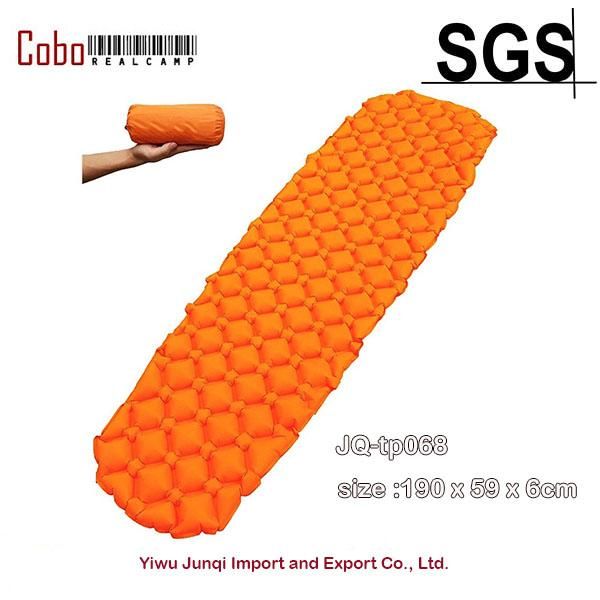 

camping inflatable air mat mattress pad hiking sleeping bed strict pads outdoor
