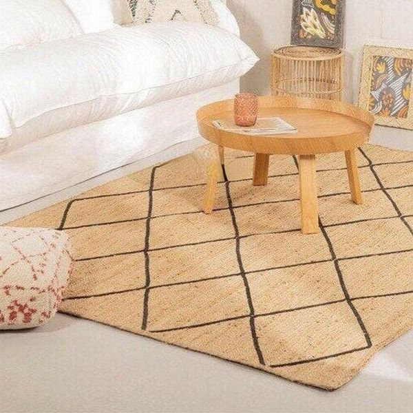 

carpets household decorative 100% natural jute rustic look woven style handmade area rugs runner