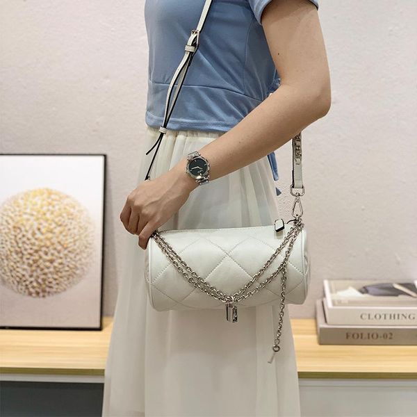 

small chain women messegner bags genuine leather shoulder bag fashion lady crossbody purse black tote handbags cross body