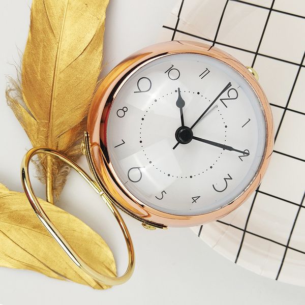 

alarm metal mute digital with light creative alarm dkclock