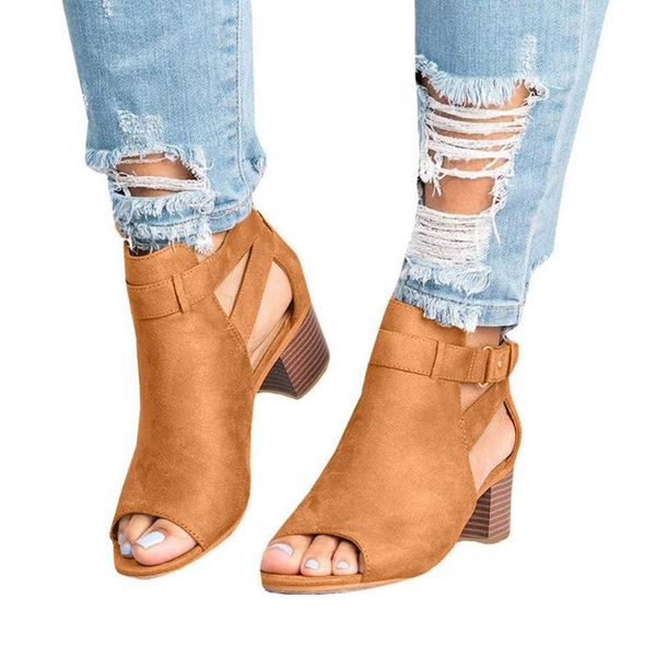 

fashion sandalias mujer spring summer ladies women sandals fish mouth hollow out roma shoes zapatos de sapato femi, Black