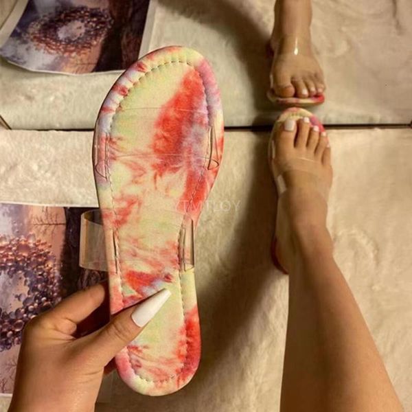 

slippers fashion colorful women summer pvc transparent sandals ladies flat slides casual shoes open toe female flip flop x4gq, Black
