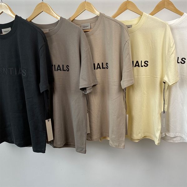 

2020ss offset short sleeve fog double thread essentials trendy T-shirt, White
