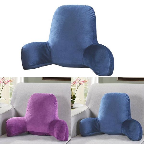 

pillow back bed with armrest support reading waist chair car seat sofa rest pad