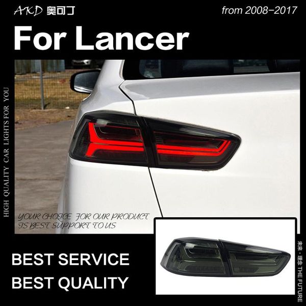 

other lighting system akd car styling for mitsubishi lancer tail lights 2008-2021 ex led lamp drl signal brake reverse auto accessories