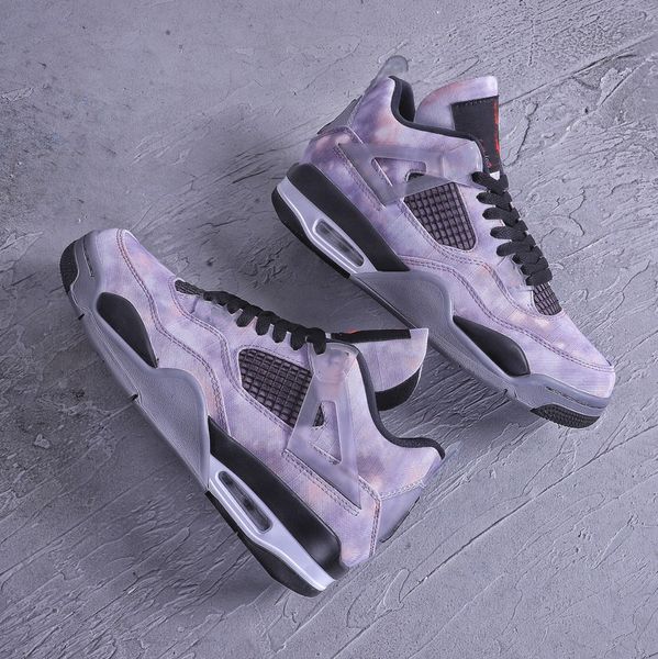 

2022 new jumpman 4 retro basketball shoes zen master colorful tie-dye starry sky dh7138-506
