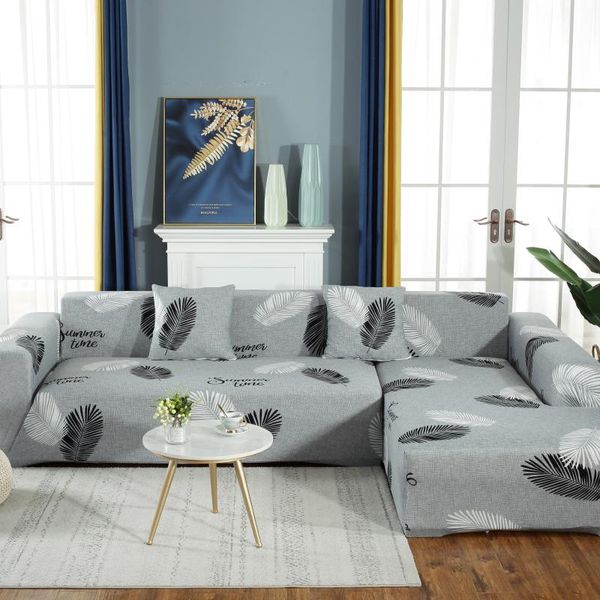 

shape need buy 2pcs sofa cover printed corner covers for living room elastic spandex couch stretch slipcovers chair