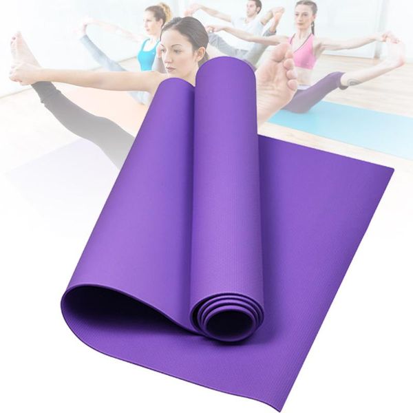 

yoga mats mat durable 4mm thickness non-slip eva fitness pad high density exercise for gym pilates cnt 66
