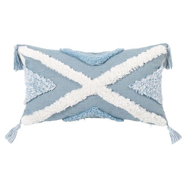

pillow case w8eb bohemian macrame tufted tassel long textured fringe cushion cover