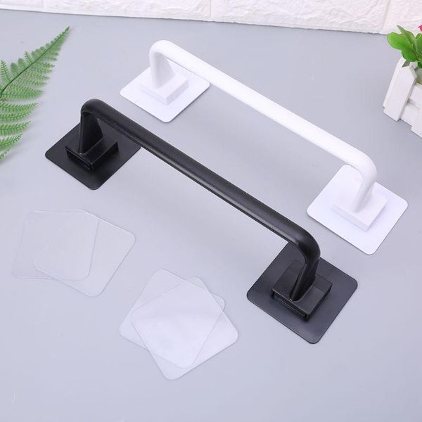 

bathroom storage & organization self adhesive wall mounted towel bar shelf rack holder toilet roll paper hanging hanger