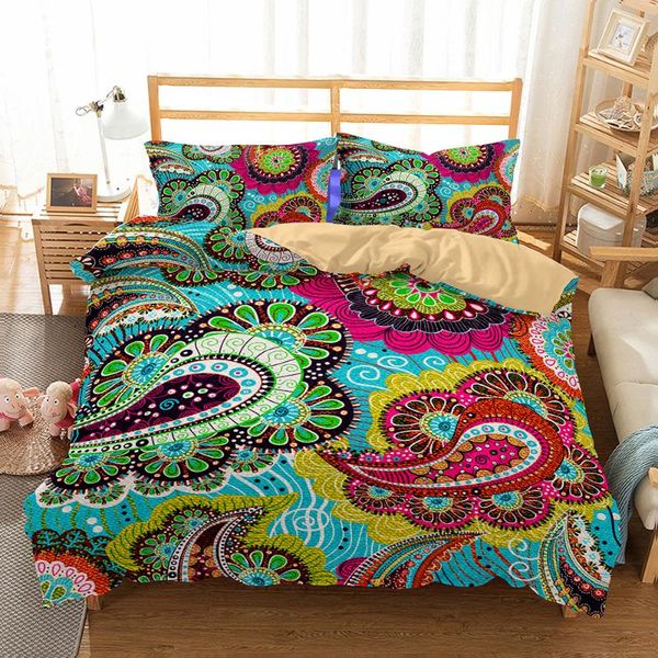 

bedding sets luxury boho mandala bedclothes bohemian home textile duvet cover set 3 pcs housse de couette 220x240 califking