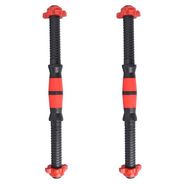 

2pcs 40cm dumbbell bars handles weight lifting spinlock collar set with 4pcs nuts for gym barbells streng dumbbells