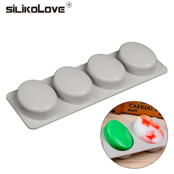 

craft tools silikolove oval soap mold silicone form 3d diy making mould flexible supplies