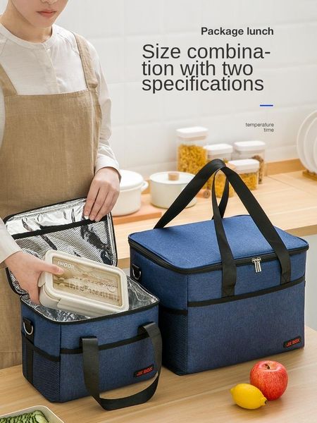 

storage bags heat preservation thickening portable student lunch box bag commuters waterproof insulation refrigerated