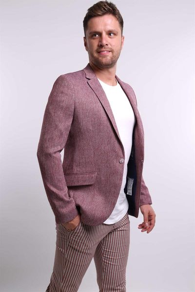 

men's jackets slim fit burgundy single jacket, Black;brown