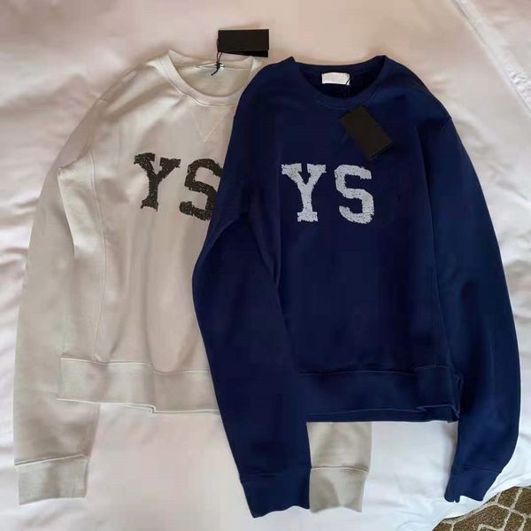 

brand hoodie 2021 autumn new fashion brand simple letter printing round neck loose leisure slim men's and women's same style coupl, Black