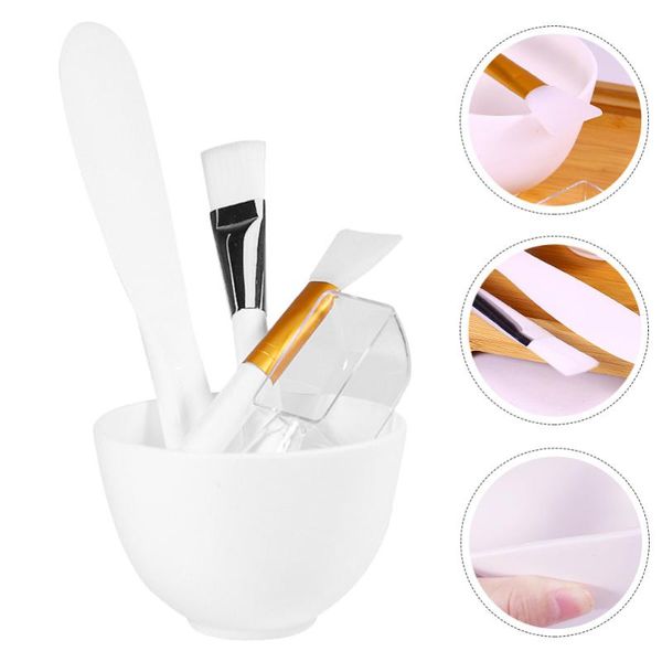 

set/5pcs diy face mask bowl and stirring rod brush measuring spoon eyebrow tools & stencils