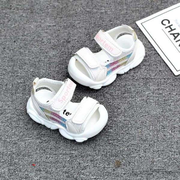 

sandals summer infant toddler baby girls boys casual shoes non-slip kids soft bottom children fashion beach, Black;red