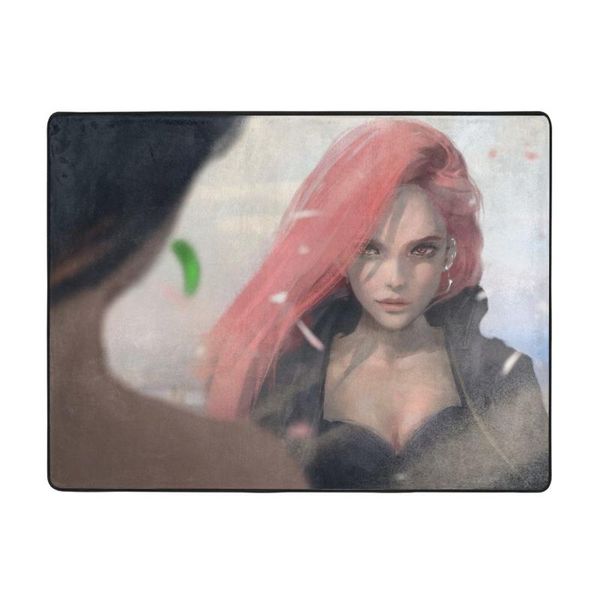 

carpets living room,kitchen,bedroom,cartoon carpet,redhead duel carpet 63 x 48 in