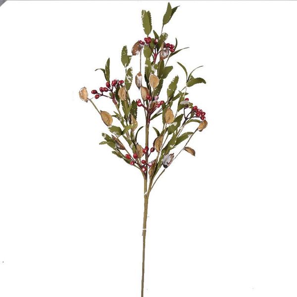 

artificial cherry berries bundle diy flowers wedding decorations home decor holiday gifts pampas grass eucalyptus decorative & wreaths
