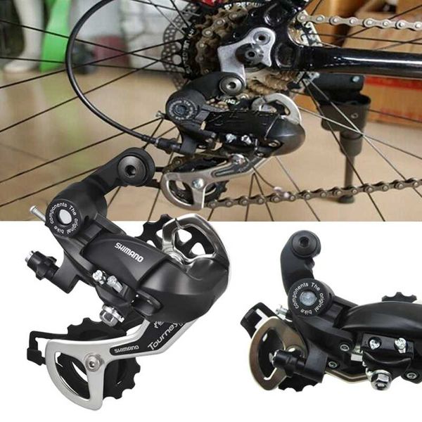 

bike derailleurs aluminum alloy bicycle transmission rd tx35 7/8 speed mount rear mech derailleur accessories high teeth adjustment