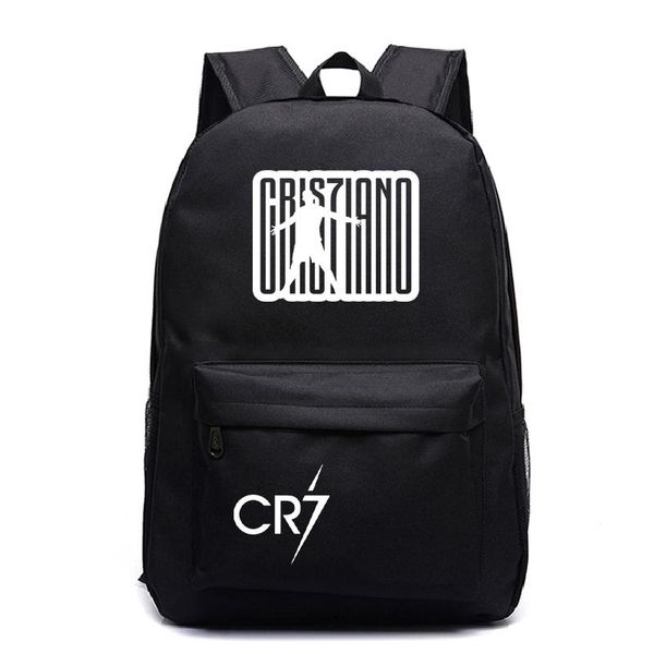 

backpack cristiano ronaldo cr7 fashion pattern rucksack boys girls school