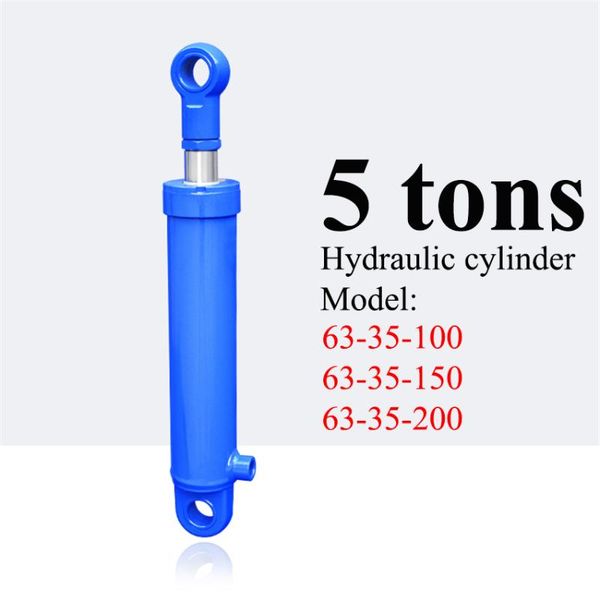 

professional hand tool sets 100/150/200mm strokes one-way hydraulic cylinder small lifting platform accessories 5 tons