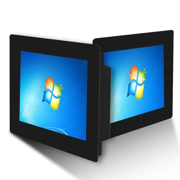 

monitors 15 inch pc display desklcd screen monitor of tablet vga dvi usb 1024*768 resistance touch buckles mounting