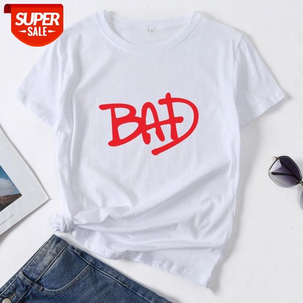 

street bad guy graffiti letters women's short-sleeved t-shirt #gx8s, White