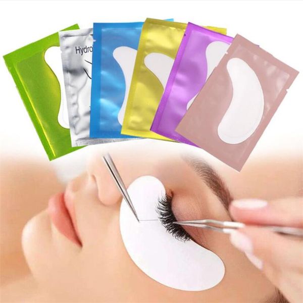 

false eyelashes 10 pcs eyelash extension patches under eye pads for grafting paper gel sticker wraps lash patch makeup tool