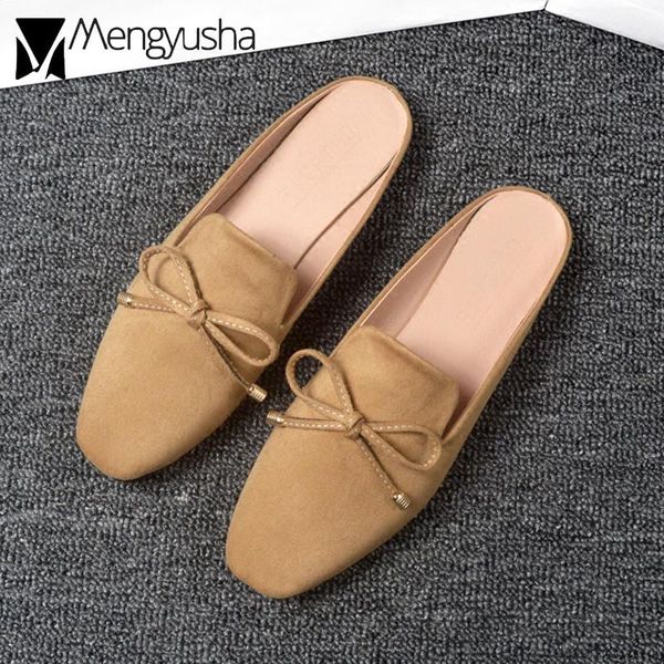 

slippers 2021 spring summer bow knot woman flat beach slides lady mules comfort big size pregnant shoes casual, Black