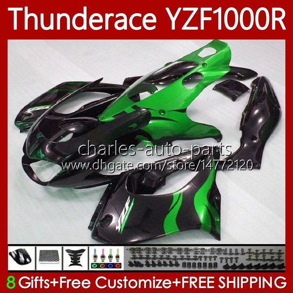 Corpi per YAMAHA YZF1000R Thunderace YZF 1000R 1000 R 96-07 Carrozzeria 87No.35 YZF-1000R 96 97 98 99 00 01 02 07 YZF1000-R 1996 2003 2004 2005 2006 2007 Carenatura lucida Rosso