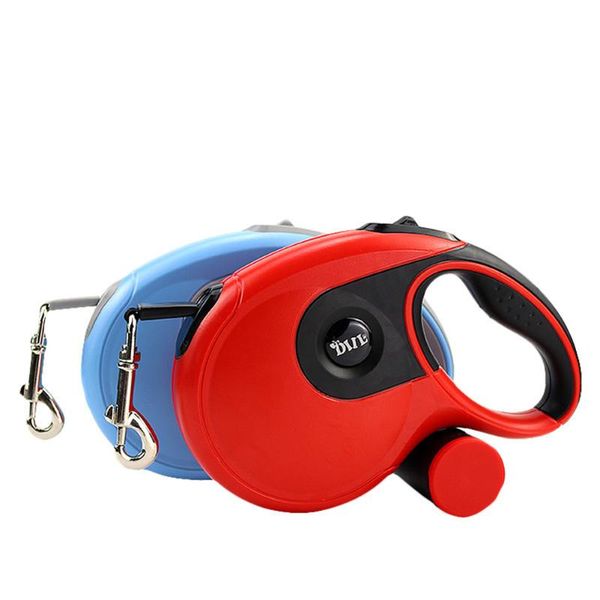 

dog collars & leashes 8m automatic retractable traction rope large extending nylon leash puppy cat collar belt pet running walking leads