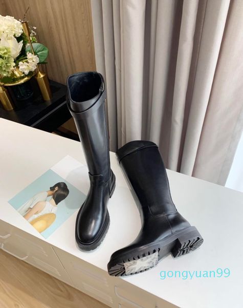 

classics casual street design womens cowboy boots genuine leather fashion luxury designer trendy women boot fall and winter, Black