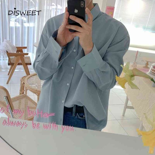 

shirts autumn solid lapel loose men korean long-sleeved single-breasted slim men's shirt, White;black